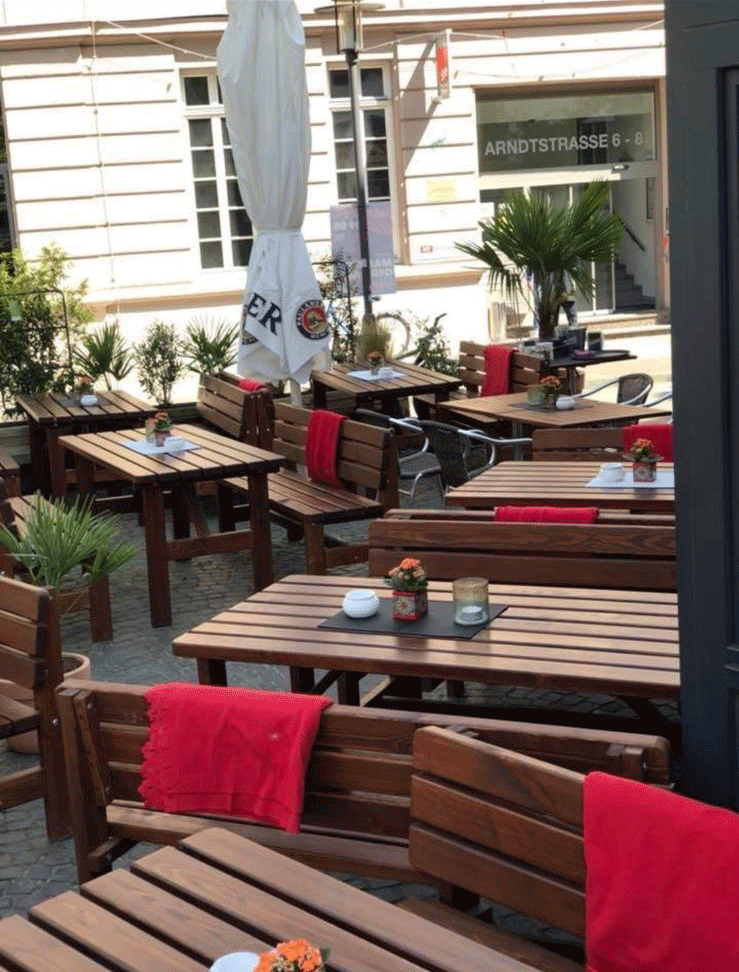 Terrasse des Las Tapas Restaurants